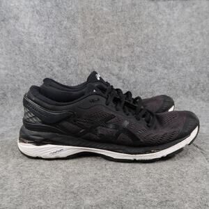 Asics Shoes Womens 7.5 Athletic Trainers Gel Kayano 24 Running Sneaker Black